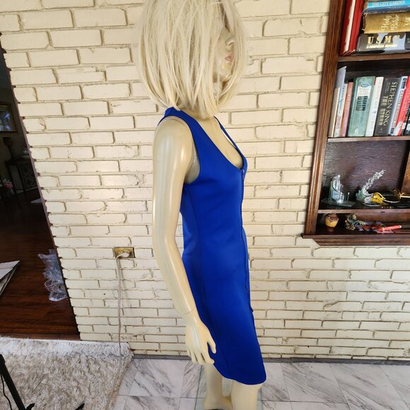 Nwot Womens Blue Mini Dress Size 0/4 - Picture 3 of 5